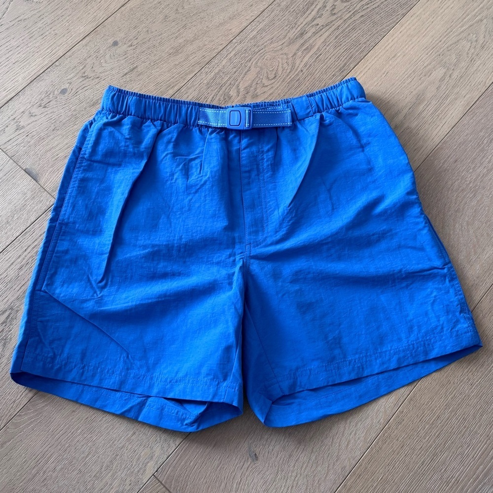 NWT Lands' End Men's Blue Swim Trunks Medium